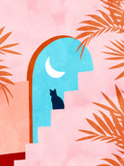 Catrospection by Uma Gokhale on GIANT ART - orange digital painting