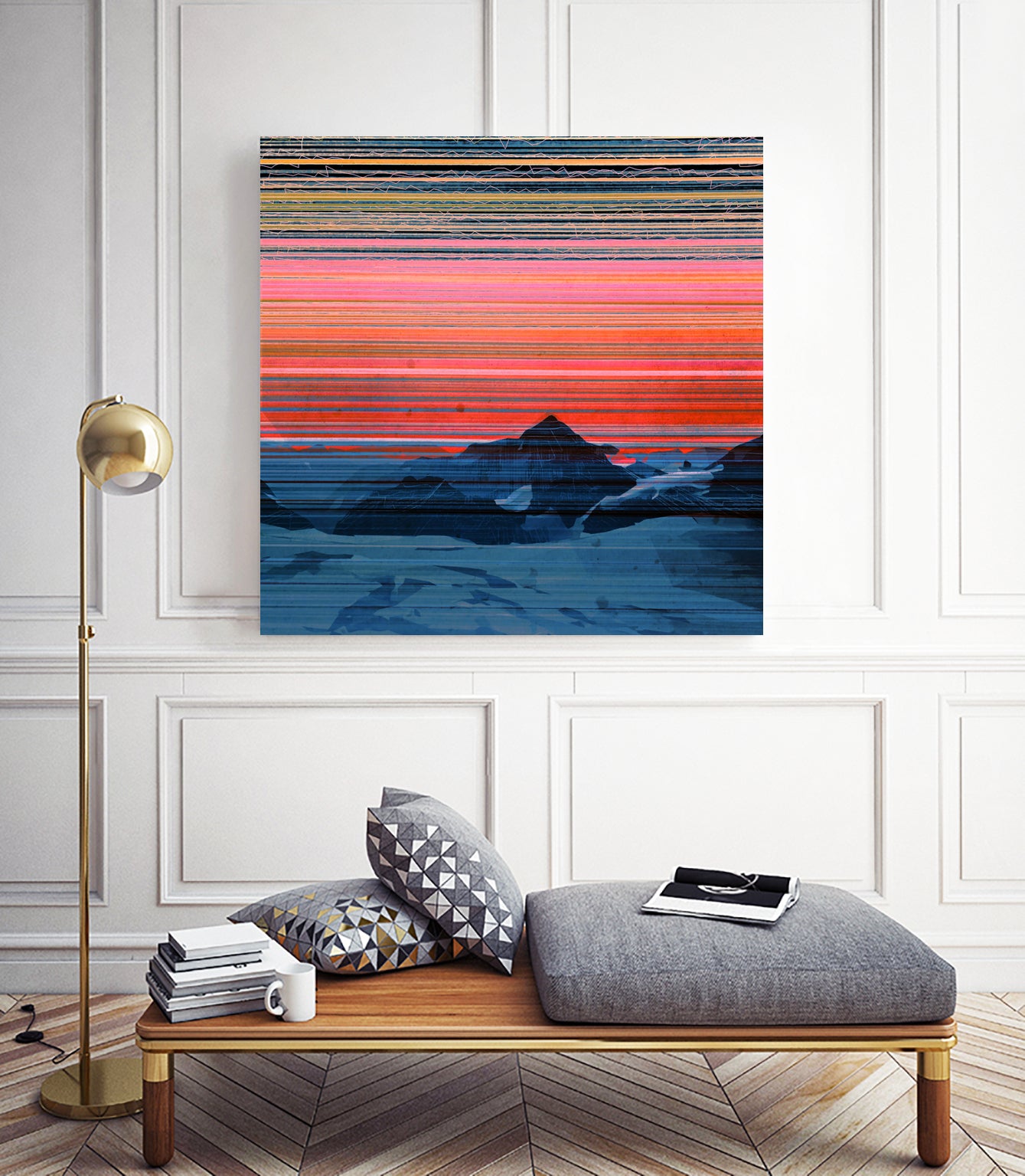 Enjoy the Silence by Jamison Gish on GIANT ART - pink digital painting