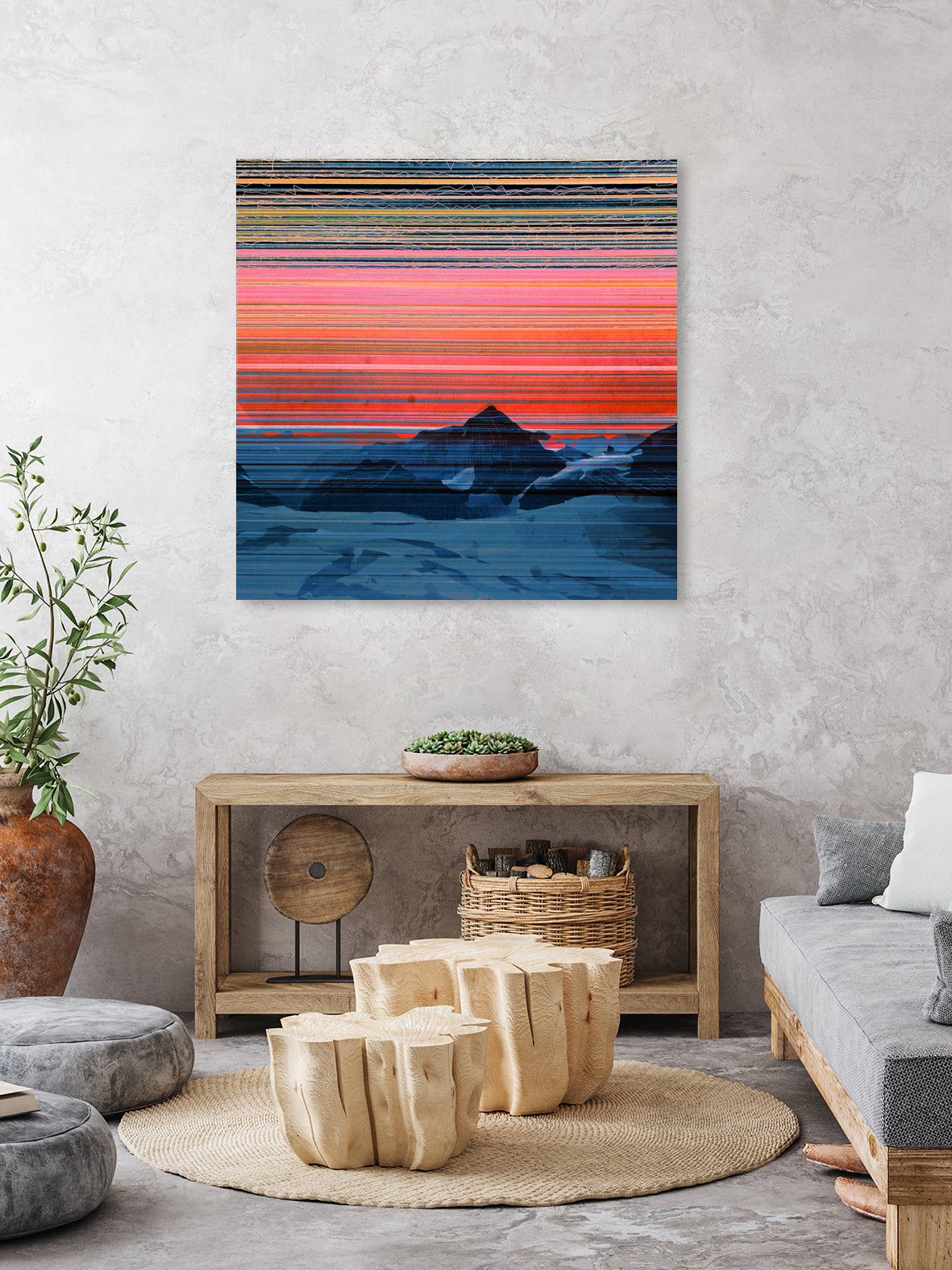 Enjoy the Silence by Jamison Gish on GIANT ART - pink digital painting