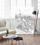 Toronto 2/3 by Anne Ma on GIANT ART - black mixed media