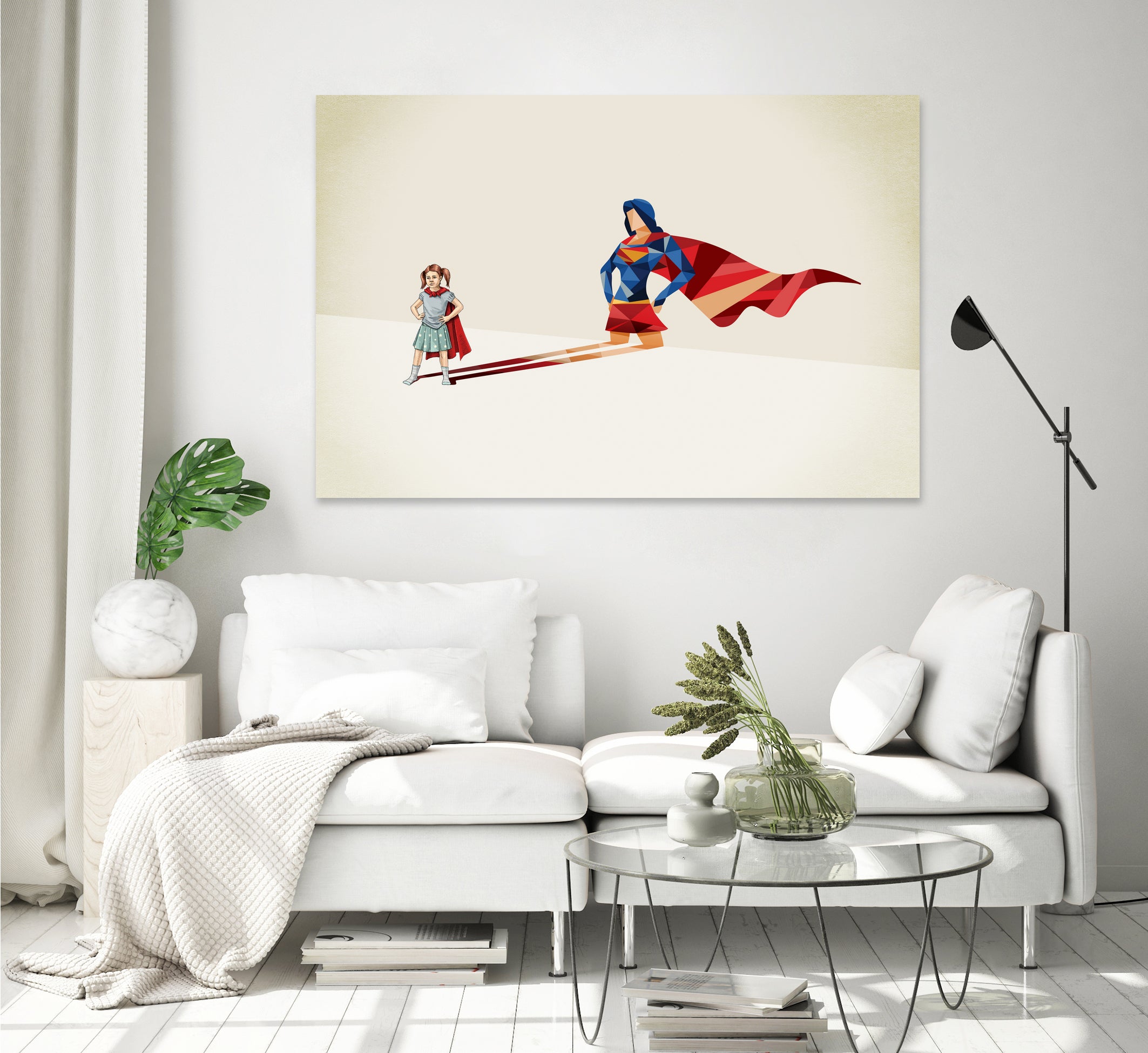 Walking Shadow, Heroine by Jason Ratliff on GIANT ART - white digital painting