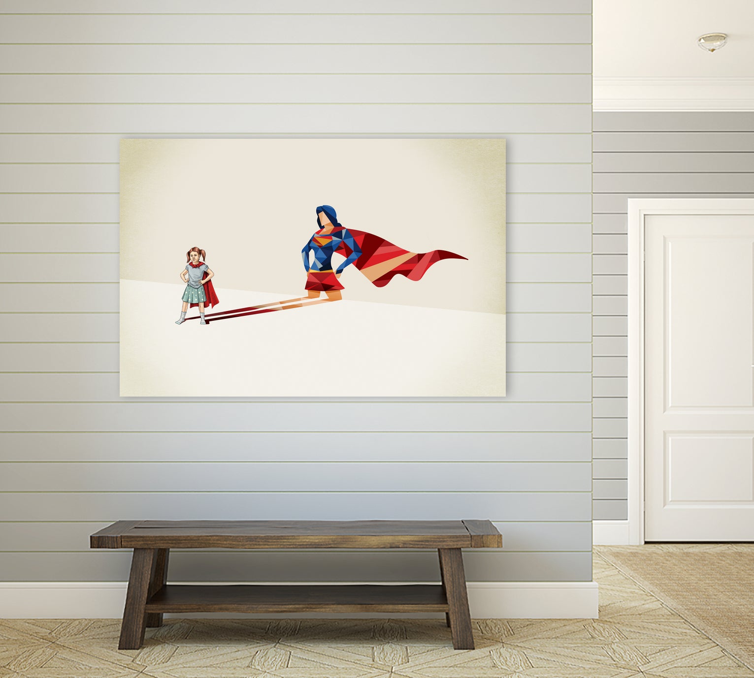 Walking Shadow, Heroine by Jason Ratliff on GIANT ART - white digital painting
