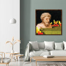 Minecraft Painting Bust by Javier Arrarte on GIANT ART - black digital painting
