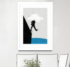 At the edge of the unknown ... by Menelaos Trompoukis on GIANT ART - gray digital painting