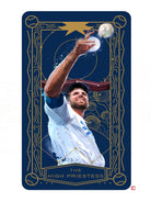 Dodgers Tarot: The High Priestess by Claudia Labarca on GIANT ART - blue digital painting