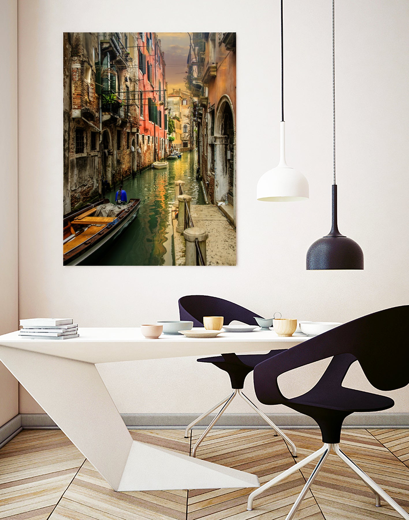 Colours of Venezia by Brian Tarr on GIANT ART - yellow digital painting