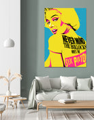 Pin-Up Pistol by Bily Mariano da Luz on GIANT ART - yellow digital drawing