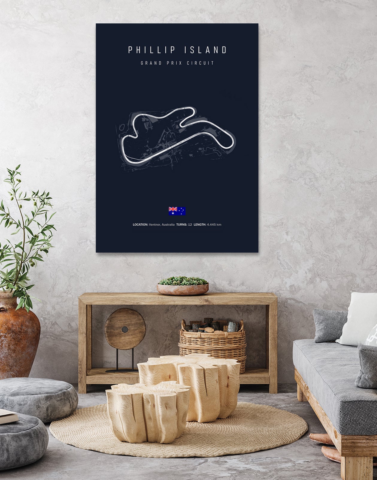 Phillip Island Circuit by Ilham Akbar on GIANT ART - black digital painting