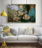 Fumador by Luke Robertson on GIANT ART - blue photo manipulation