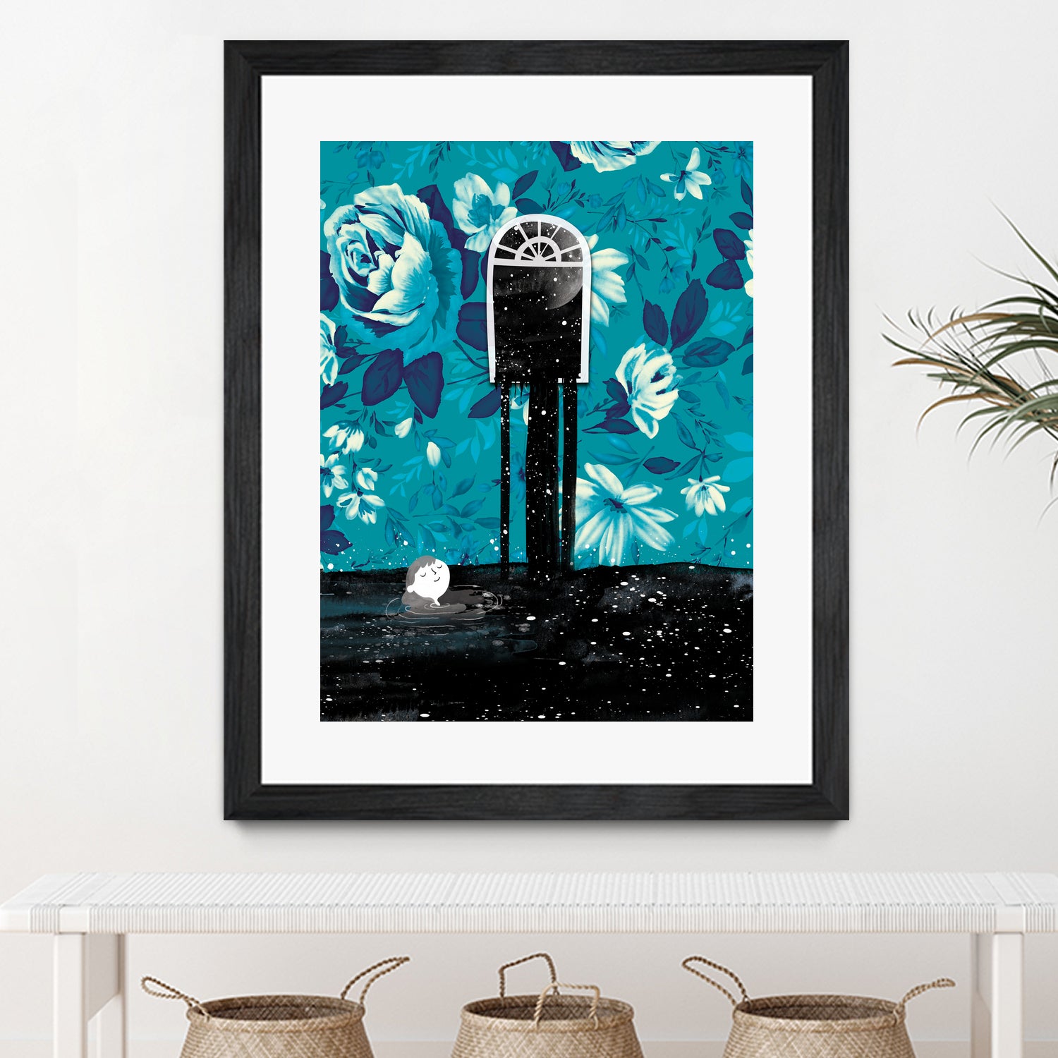 Nigh  tSwim by Holly Hatam on GIANT ART - blue digital painting