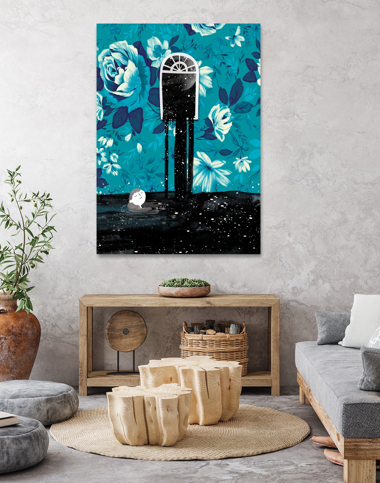 Nigh  tSwim by Holly Hatam on GIANT ART - blue digital painting