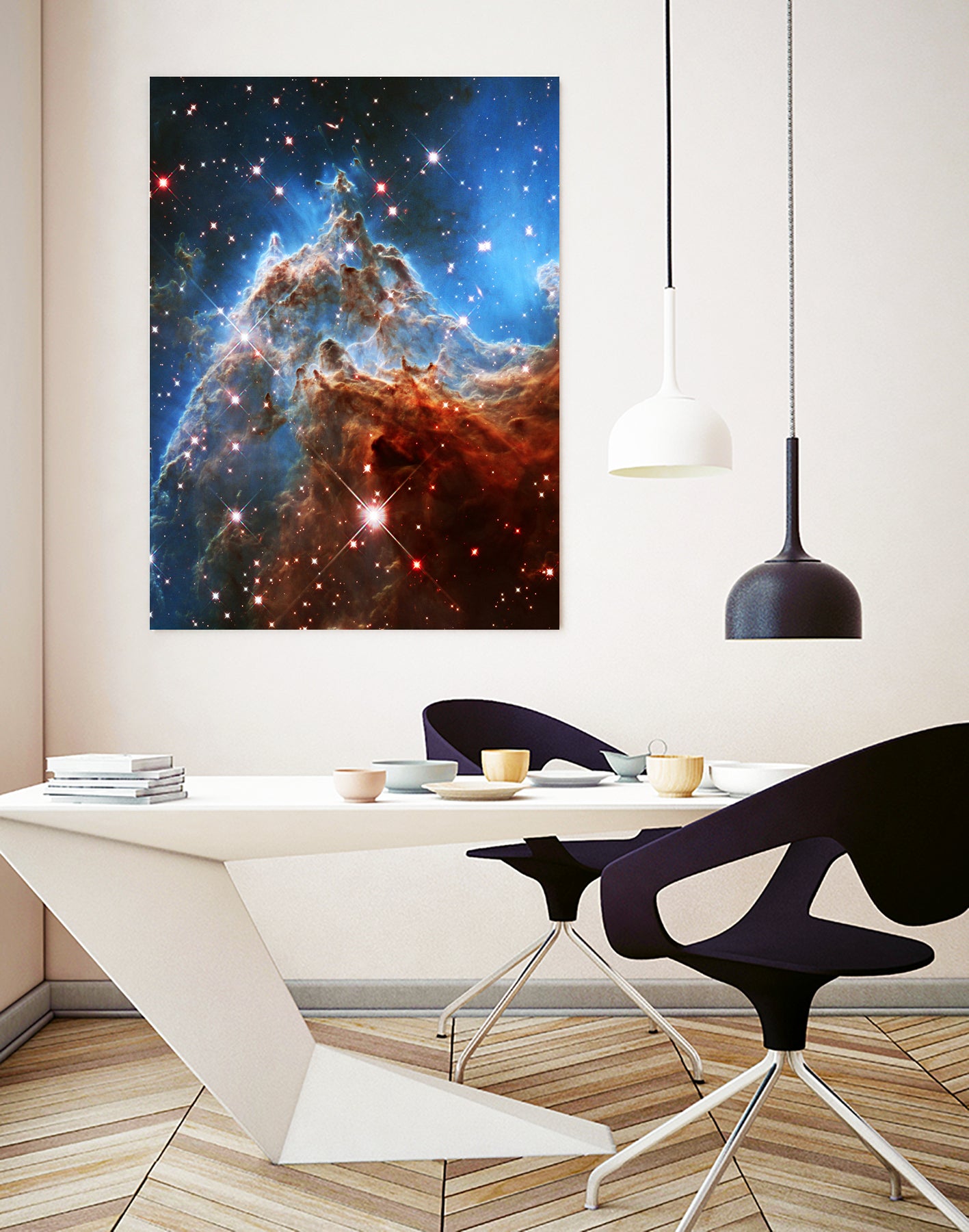 Monkey Head Nebula by Ed Trickett on GIANT ART - blue photo manipulation