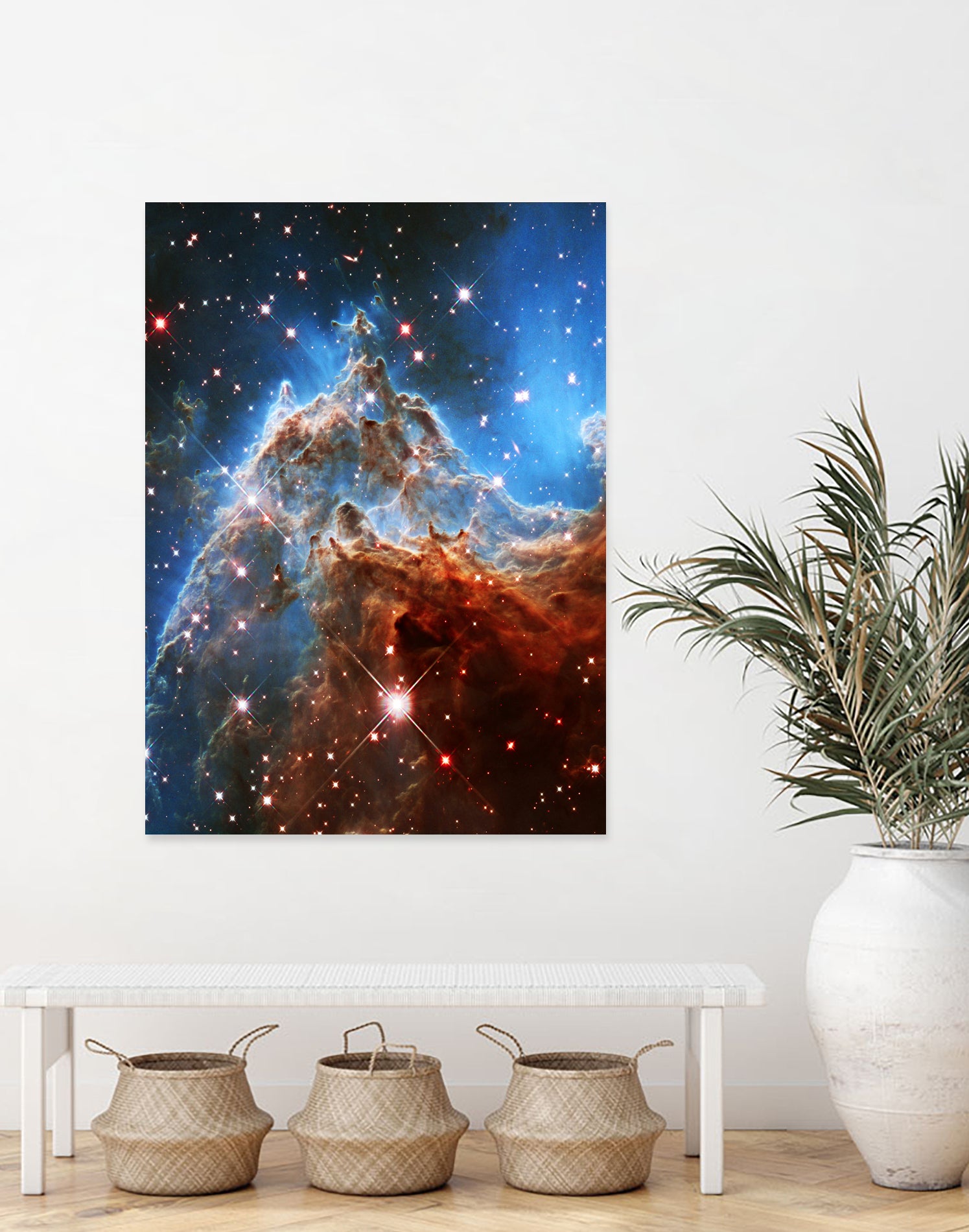 Monkey Head Nebula by Ed Trickett on GIANT ART - blue photo manipulation
