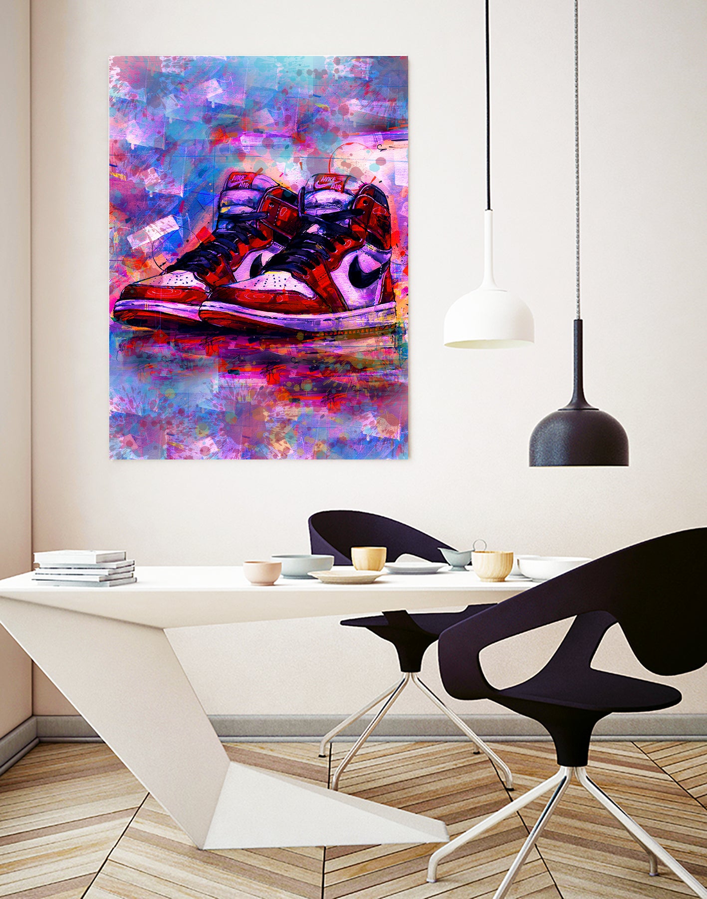 Sneakers Air Jordan by Septiyan Nugroho on GIANT ART - white digital painting