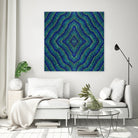 Recycled Materials 1 by Victor Fitzsimons on GIANT ART - blue digital drawing