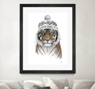 Siberian tiger by Solti Balázs on GIANT ART - white digital painting