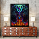 Night of the Rukutarennact by Aubrey Mills on GIANT ART - black digital painting
