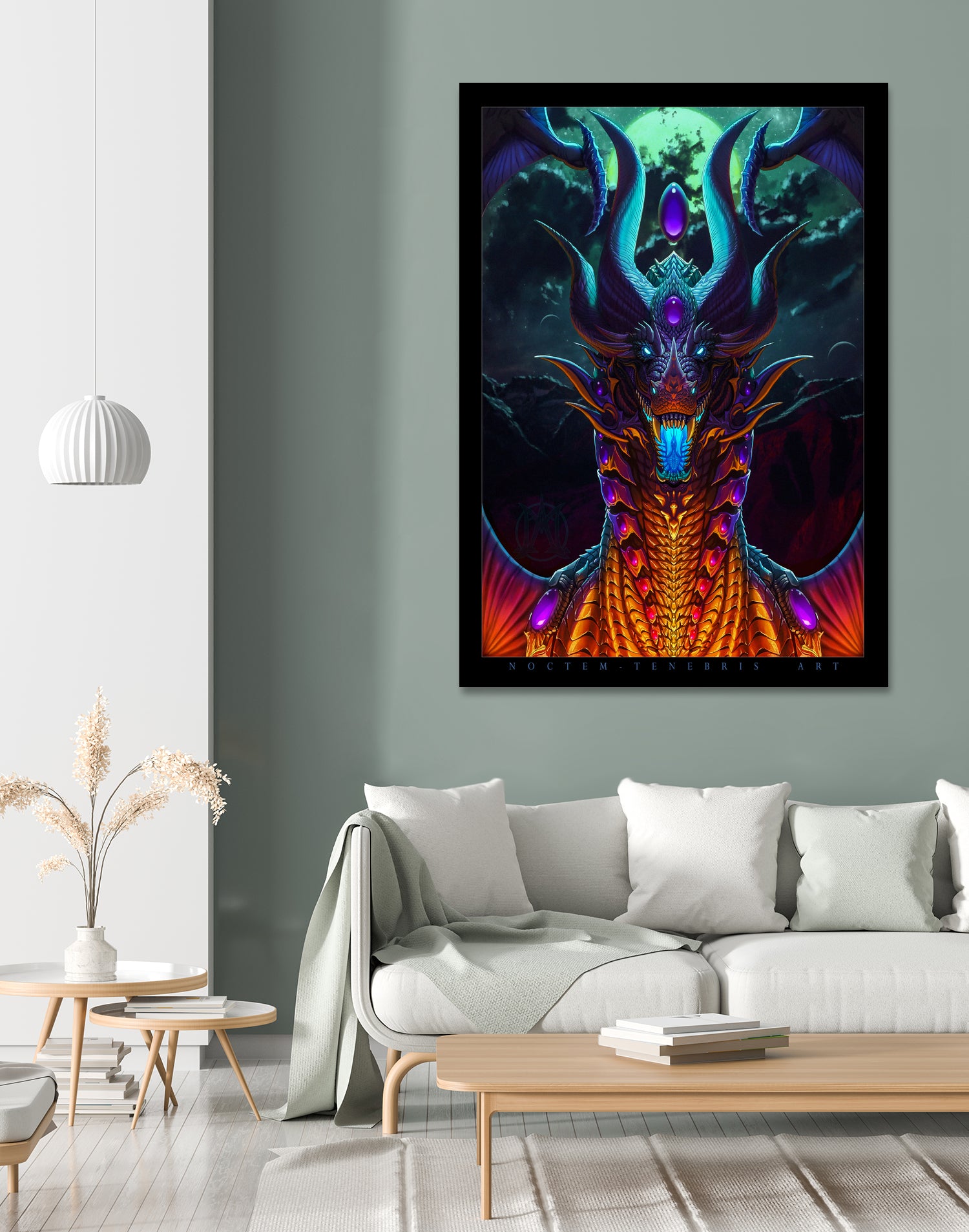 Night of the Rukutarennact by Aubrey Mills on GIANT ART - black digital painting