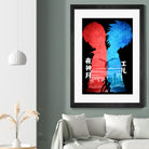 Minimalist Silhouette Death Note by saufa haqqi on GIANT ART - black character design