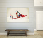 Sisters In Arms by Jason Ratliff on GIANT ART - red digital painting