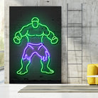 Hulk by Octavian Mihai Mielu on GIANT ART - green 3d art