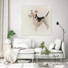 Vicki the Wire Foxy by Sara Ulrich on GIANT ART - brown mixed media