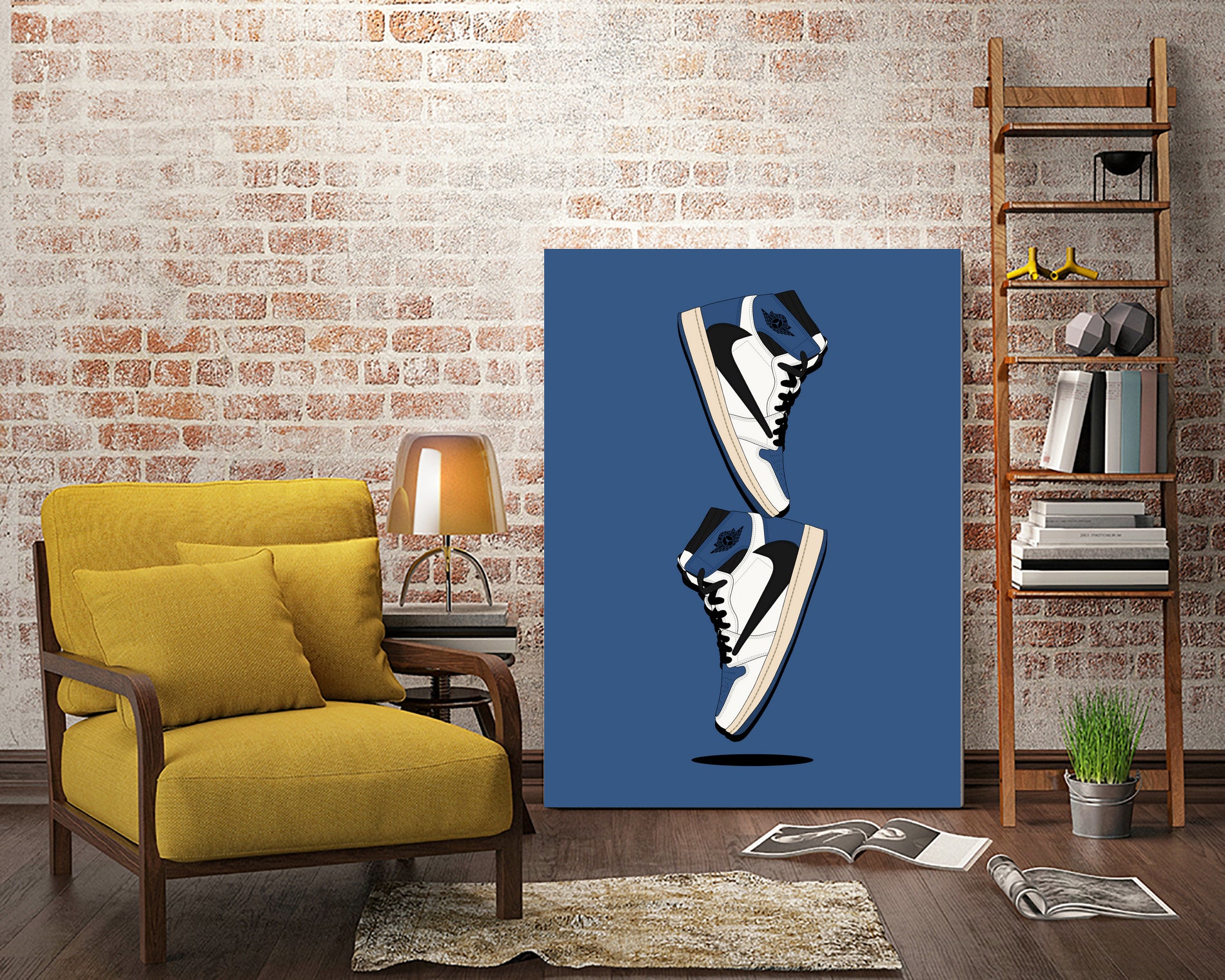 aj1 x fragment by Yanuar Ahmat on GIANT ART - white digital painting