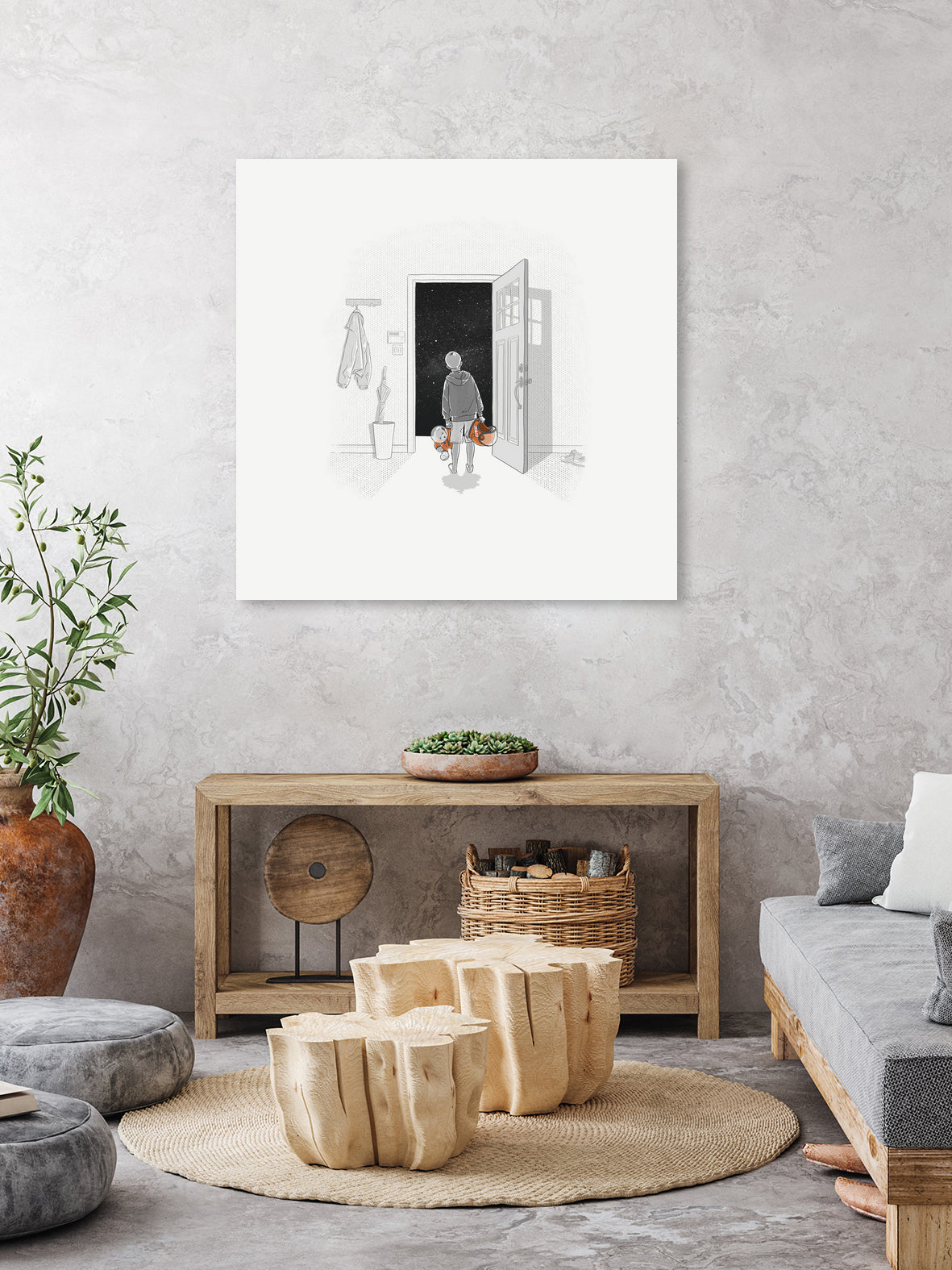 Space Oddity by Jason Ratliff on GIANT ART - white digital painting
