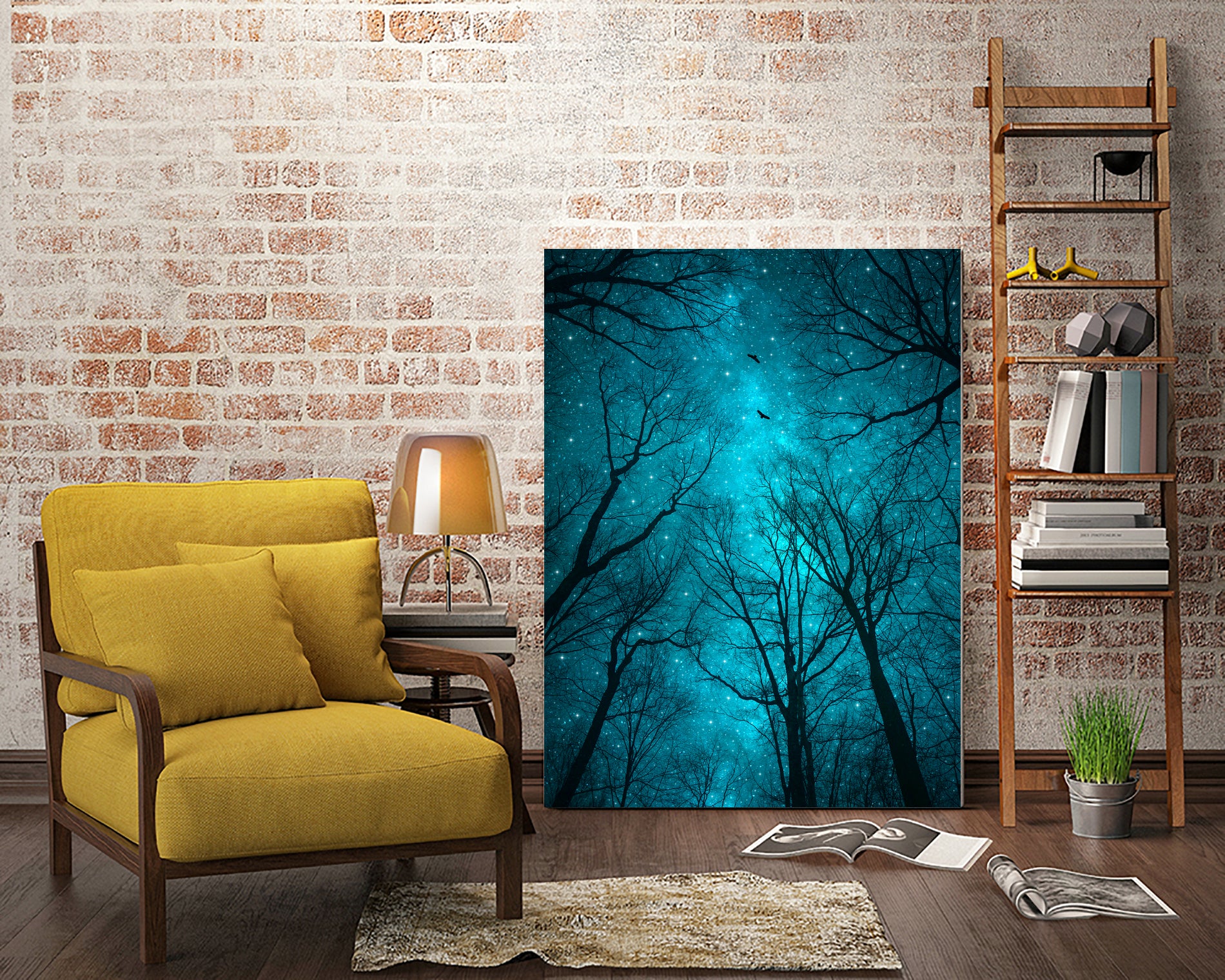 Stars Can't Shine Without Darkness by Soaring Anchor on GIANT ART - blue photo manipulation