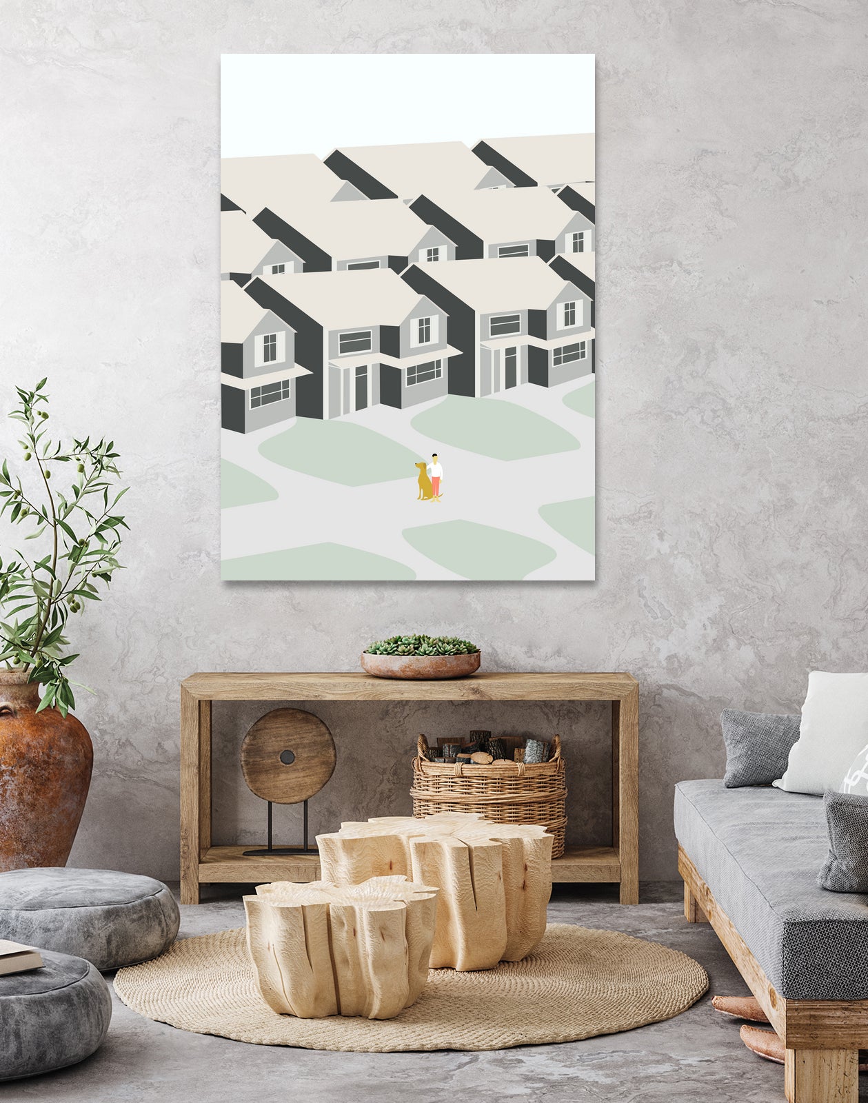 FORSTAD by Swen Swensøn on GIANT ART - white digital painting