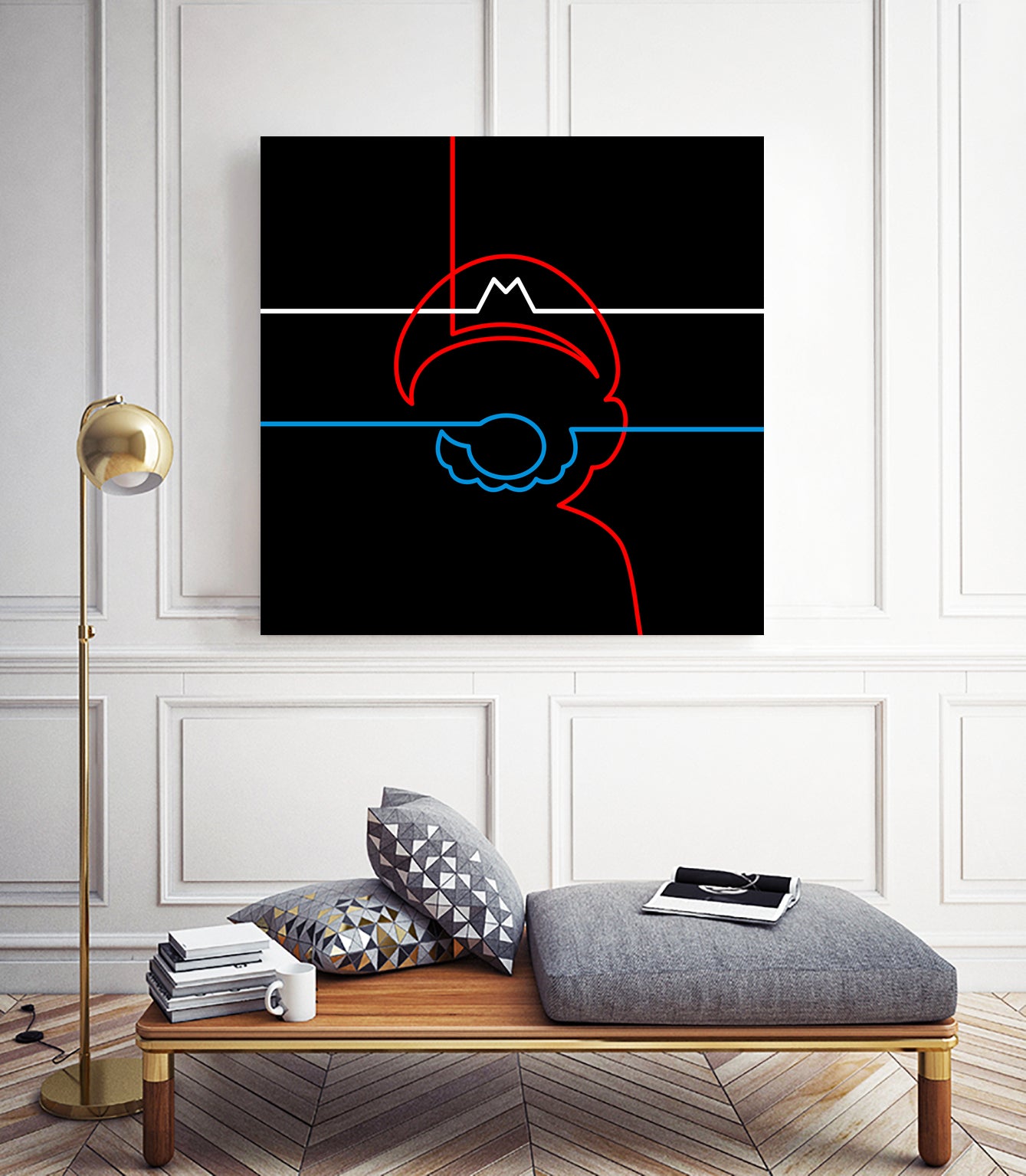 Mario by Mochamad Arief on GIANT ART - black digital drawing