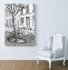 Aachen Bike by Evgenii Sarychev on GIANT ART - black photo illustration