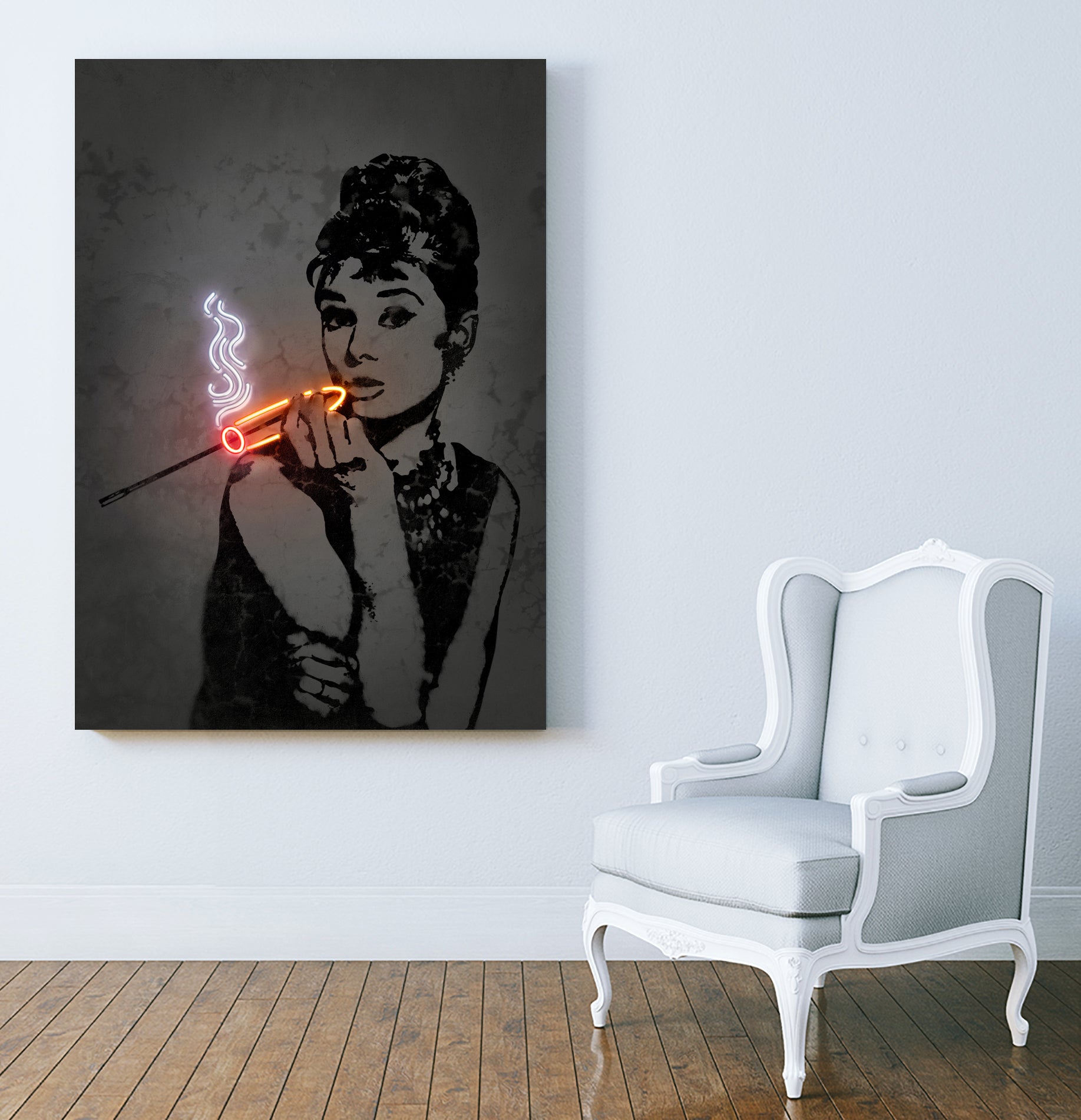 Audrey by Octavian Mihai Mielu on GIANT ART - orange digital drawing