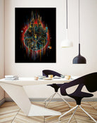the neon falcon by frederic levy-hadida on GIANT ART - black digital painting