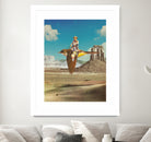 Happy Trails by Sammy Slabbinck on GIANT ART - blue photo illustration