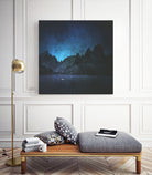 When The Night Has Come, And The Land Is Dark by Jamison Gish on GIANT ART - blue digital painting
