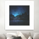 When The Night Has Come, And The Land Is Dark by Jamison Gish on GIANT ART - blue digital painting