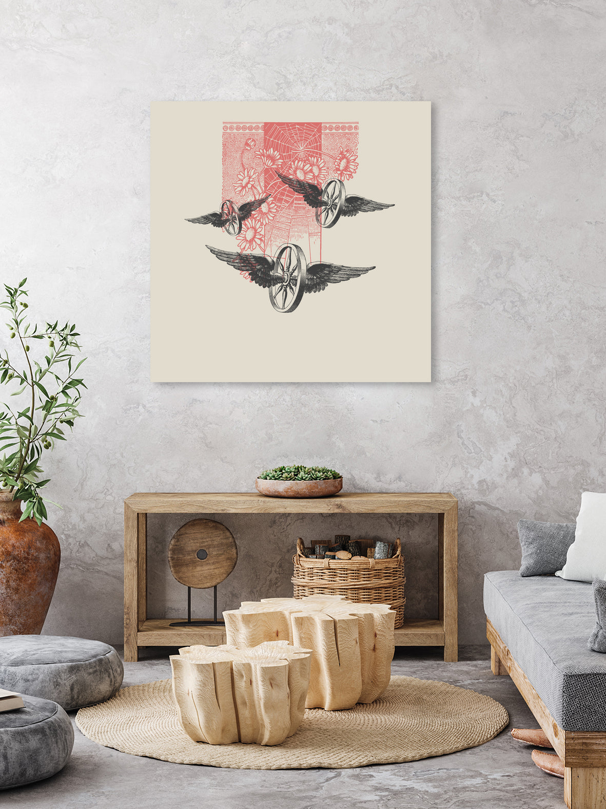 Cosmic Wheels by Aimer Heinz on GIANT ART - red vector illustration