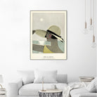 Sur la digue - Marty by Denver Dhlamini on GIANT ART - white digital painting