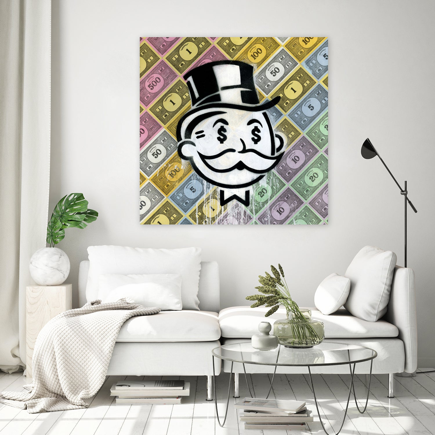 Another Day - Another Dollar by Andrew Turner on GIANT ART - black mixed media