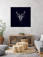 Silver reindeer by Ilya Shapko on GIANT ART - gray character design