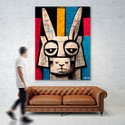 Einstain llama by Ramon Souza on GIANT ART - white digital painting