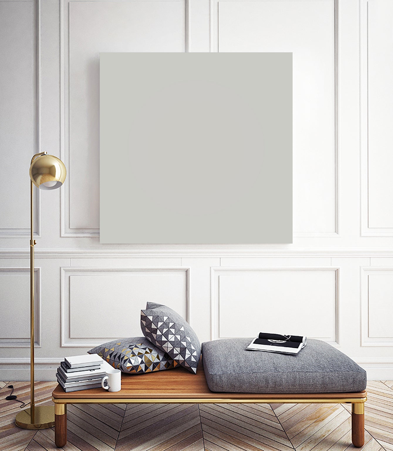 Italian Plaster Radial Gradient #6 | Beautiful Gradients by Alexander Tonetti on GIANT ART - gray digital painting