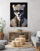 a nursery animal pop art illustration of Cheetah by M Maisur Amin on GIANT ART - black character design