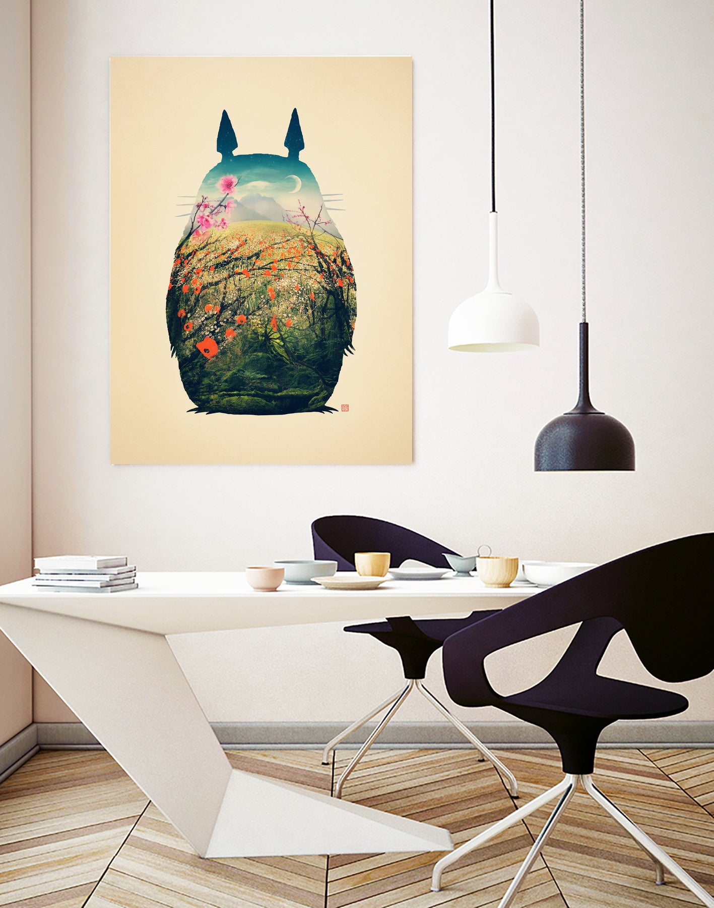 Tonari No Totoro by Victor Vercesi on GIANT ART - digital painting