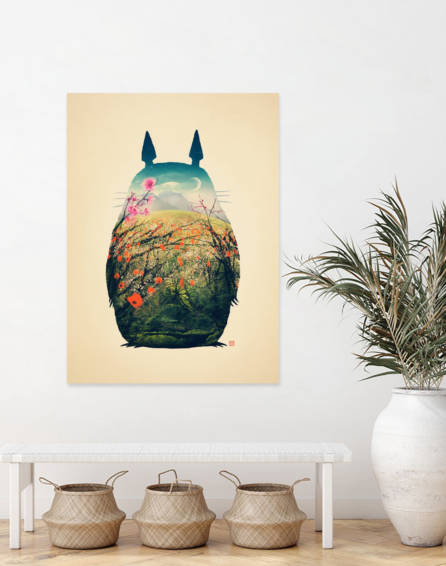 Tonari No Totoro by Victor Vercesi on GIANT ART - digital painting