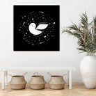 White Owl by Medina Krluch on GIANT ART - white vector illustration