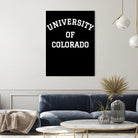 UNIVERSITY OF COLORADO Shirt by GLENN FREY from THE EAGLES by Oleg Valerievich on GIANT ART - black character design