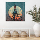 MTB Downhill and Wild Riders by Ilya Danilov on GIANT ART - gray digital painting