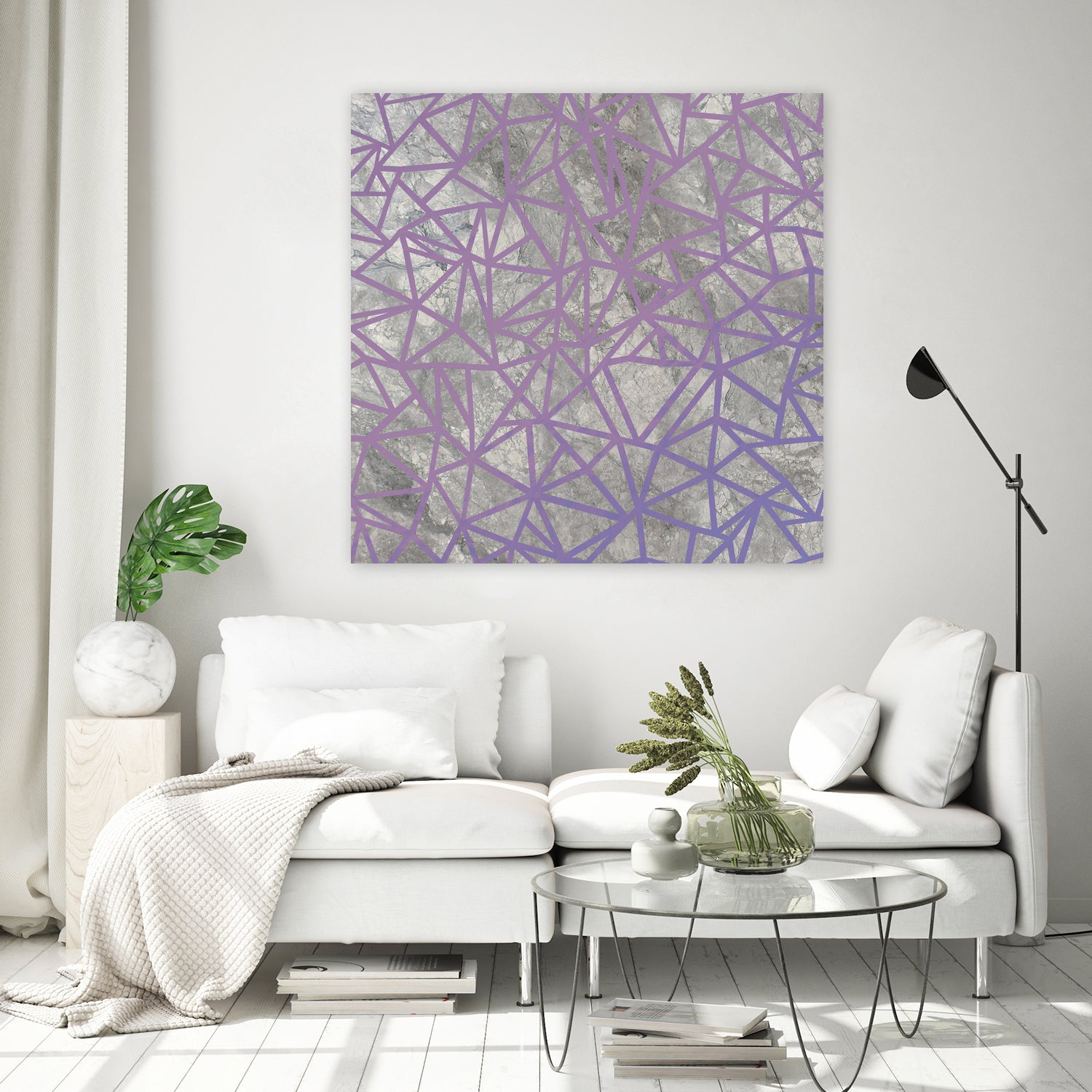 Ab Marb Out Magenta by Emeline Tate-Robertson on GIANT ART - gray digital painting